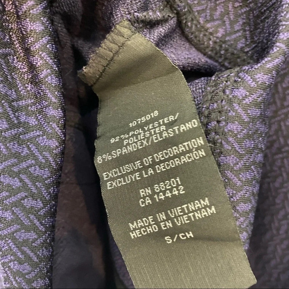 Mondetta purple zip up jacket coat herringbone women’s size small - Picture 8 of 10